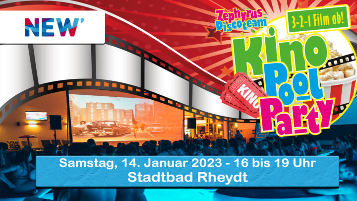 Kino-Pool-Party Stadtbad Rheydt