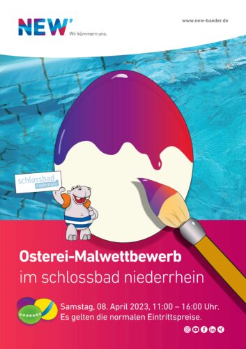 Ostermalwettbewerb Schlossbad Niederrhein